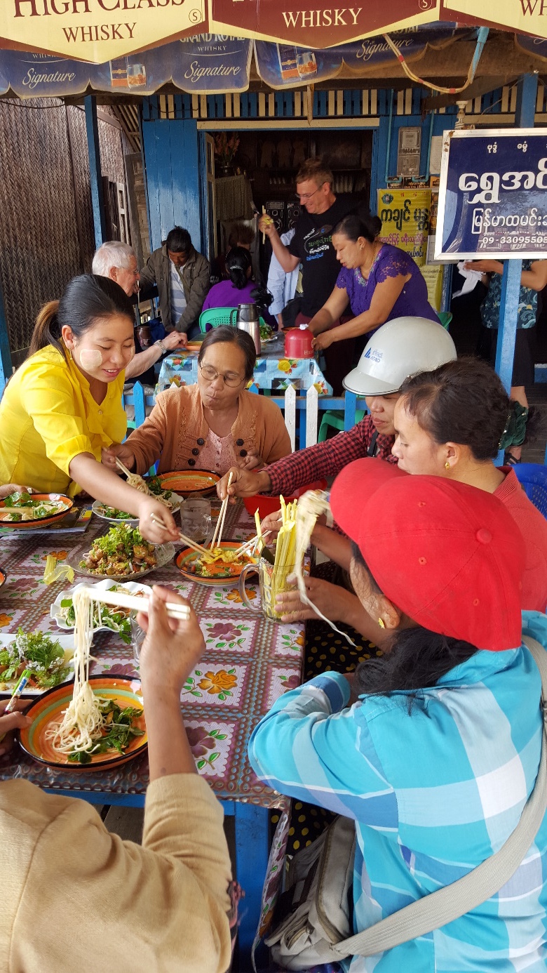 What a fiest – all dishes were produced from local Kachin ingredients only 